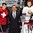 HELSINKI, FINLAND - JANUARY 3: Switzerland's Pius Suter #24 and Belarus' Vladislav Verbitski #25 are named Player of the Game during relegation round action at the 2016 IIHF World Junior Championship. (Photo by Matt Zambonin/HHOF-IIHF Images)

